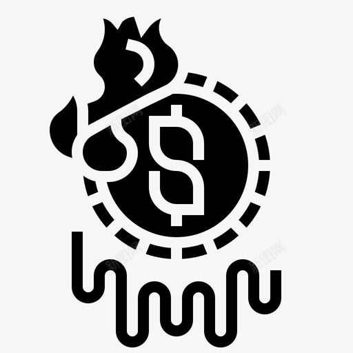 通货紧缩经济通货膨胀svg_新图网 https://ixintu.com 经济 通货紧缩 通货膨胀 融化 货币 价格 雕文