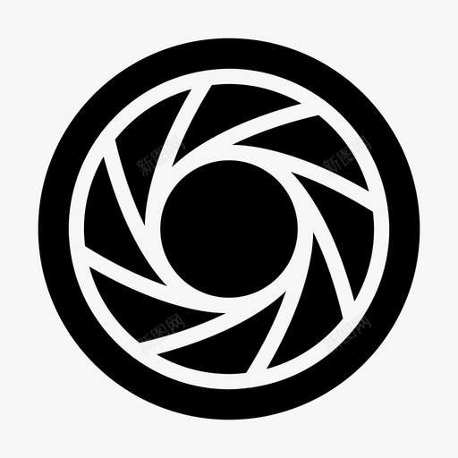 照相机快门光圈曝光svg_新图网 https://ixintu.com 照相机 快门 光圈 曝光 镜头 摄影 线条 轮廓