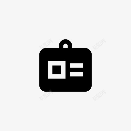 身份证个人资料用户svg_新图网 https://ixintu.com 身份证 个人资料 用户