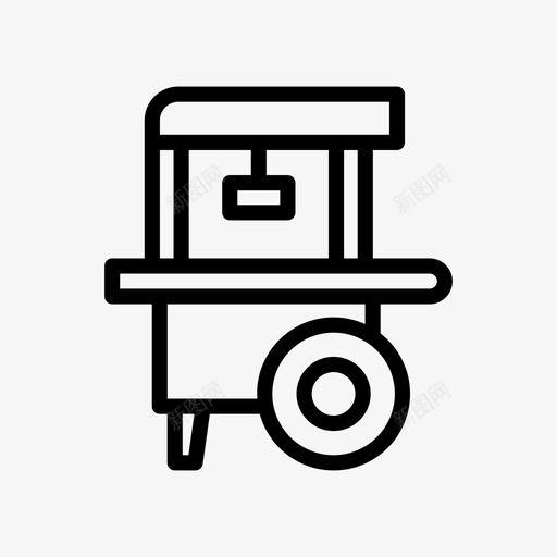 摊位嘉年华活动svg_新图网 https://ixintu.com 嘉年华 摊位 活动 节日 商店 线雕文