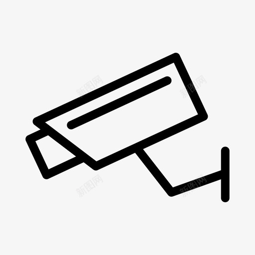 闭路电视摄像机保护svg_新图网 https://ixintu.com 闭路电视 摄像机 保护 安全 视频 多媒体 线条 符号