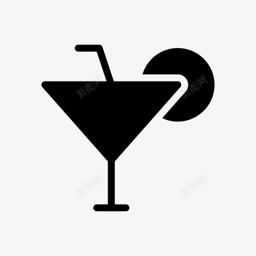 玛格丽塔饮料鸡尾酒svg_新图网 https://ixintu.com 饮料 玛格丽塔 鸡尾酒 柠檬 苏打水 假日 系列 雕文