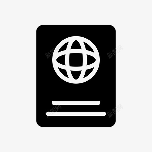 护照证件身份证svg_新图网 https://ixintu.com 护照 证件 身份证 车票 旅游 商务 理财 线路 字形