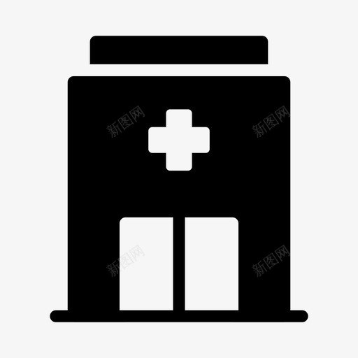 诊所大楼医院svg_新图网 https://ixintu.com 诊所 大楼 医院 药房 房地产 建筑 线条 字形