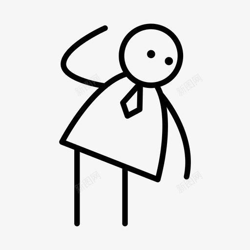 木棍生意雇员svg_新图网 https://ixintu.com 木棍 生意 雇员 站着 商人