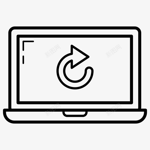 重置笔记本电脑系统重启svg_新图网 https://ixintu.com 系统 重置 重启 笔记本 电脑 电脑系 还原 彩色 轮廓 图示 集合