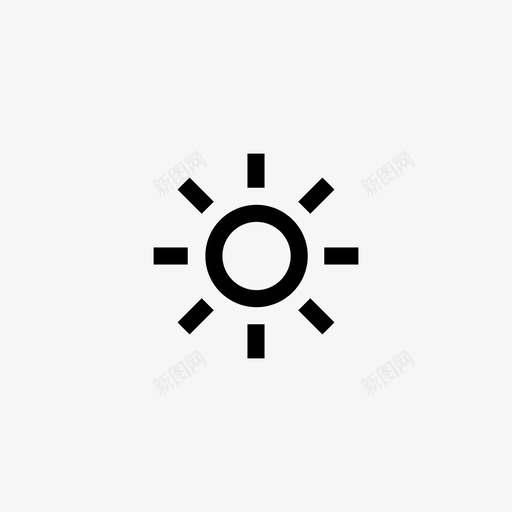 太阳能源电力svg_新图网 https://ixintu.com 太阳能 能源 电力 太阳 夏天 像素 完美 线条 轮廓