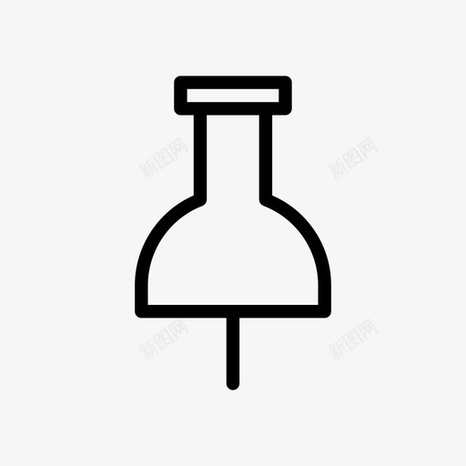 图钉文具商务办公室svg_新图网 https://ixintu.com 图钉 文具 商务 商务办公 办公室
