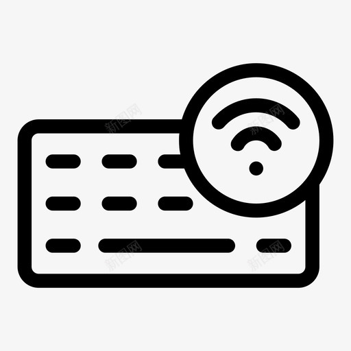 无线键盘电子设备物联网svg_新图网 https://ixintu.com 无线 键盘 电子设备 联网