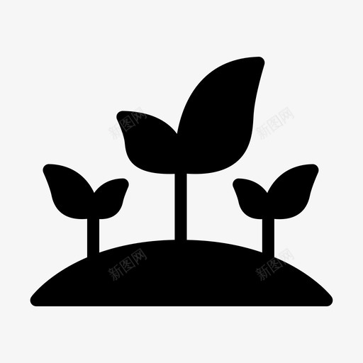 植物农业园艺svg_新图网 https://ixintu.com 农业 园艺 植物 自然 土壤 线条 雕文