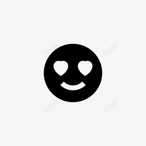 爱情表情符号脸svg_新图网 https://ixintu.com 爱情 符号 表情 脸心 笑脸 浪漫 线条