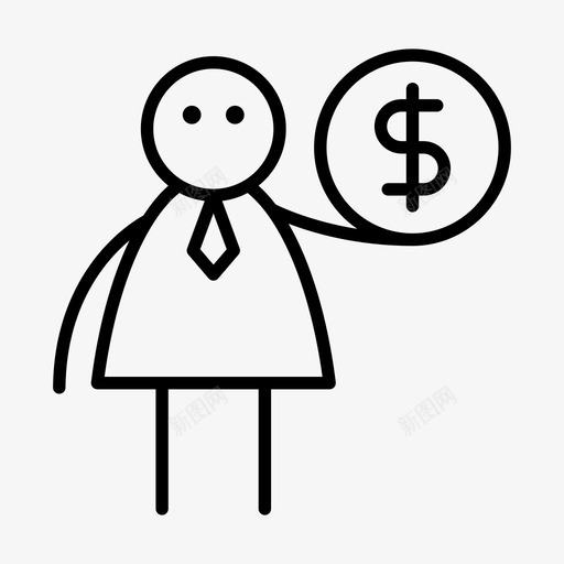 人与钱商业金融svg_新图网 https://ixintu.com 人与 人物 钱人与 钱商业 商业 金融 商人