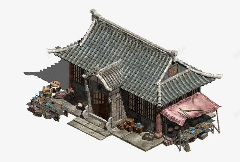 场景 单体建筑png免抠素材_新图网 https://ixintu.com 场景 单体 建筑