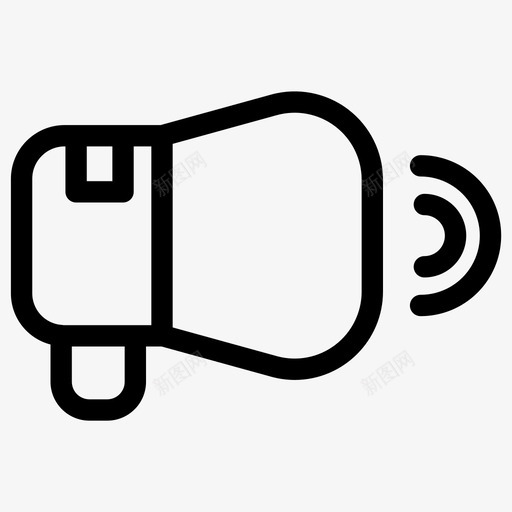 扬声器音频听svg_新图网 https://ixintu.com 扬声器 音频 大声 扩音器 声音 设计 第卷