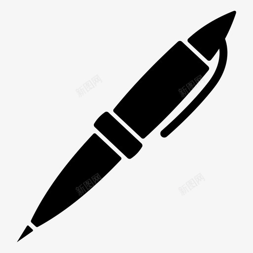 钢笔圆珠笔商务svg_新图网 https://ixintu.com 钢笔 圆珠笔 商务 画画 铅笔 笔画