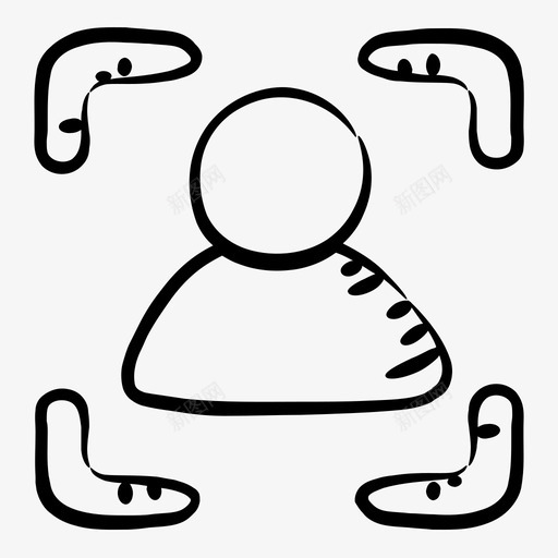 焦点人物目标人物目标svg_新图网 https://ixintu.com 目标 焦点人物 人物 用户 平面设计 摄影 路线