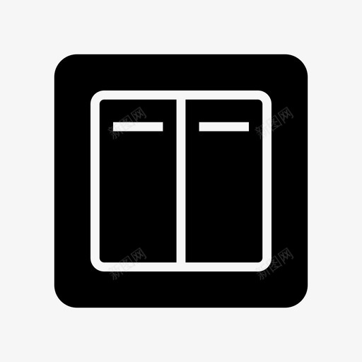 电气开关按钮拨动开关svg_新图网 https://ixintu.com 开关 电气 按钮 拨动 合闸 外形 图示