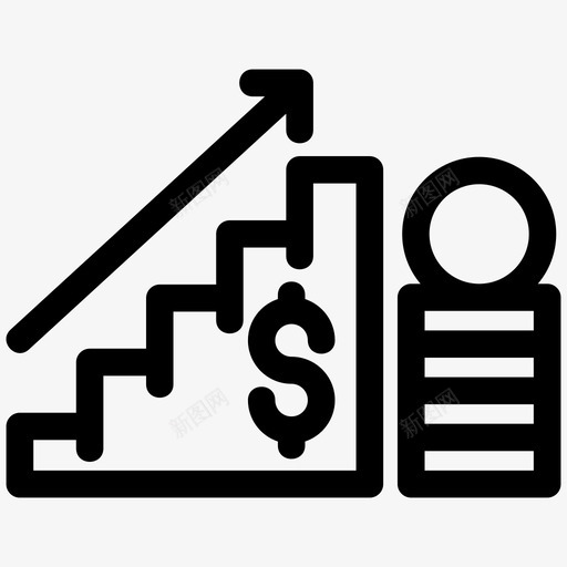 利润财务增长svg_新图网 https://ixintu.com 财务 利润 增长 资金 工厂 项目 业务