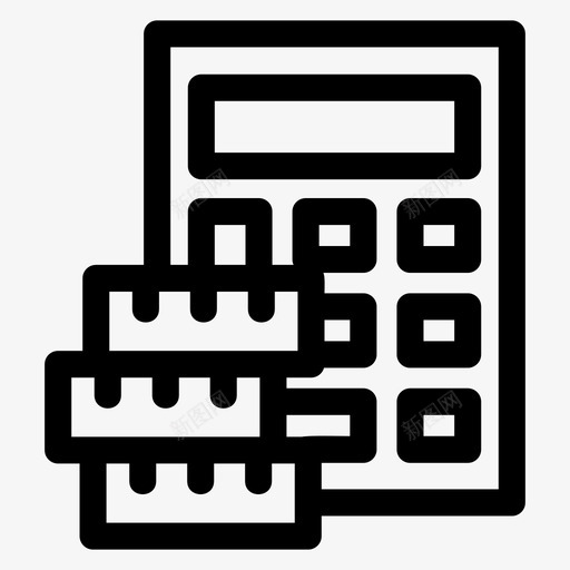 会计算术审计svg_新图网 https://ixintu.com 财务 会计 算术 审计 记账 计算 业务 图标