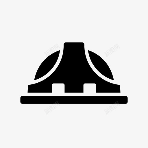 安全帽建筑劳动svg_新图网 https://ixintu.com 安全帽 建筑 劳动 劳动安全 工人 轮廓 标志