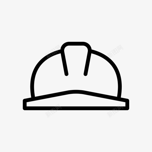 安全帽建筑劳动svg_新图网 https://ixintu.com 安全帽 建筑 劳动 劳动安全 工人 轮廓 标志