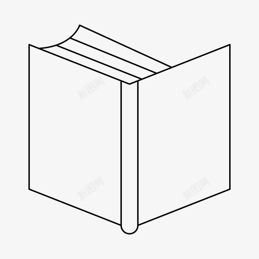 书文学小说svg_新图网 https://ixintu.com 文学小说 阅读 研究 书细 线条