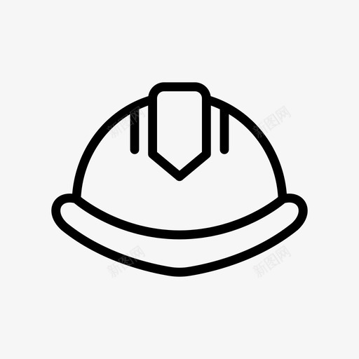 安全帽建筑劳动svg_新图网 https://ixintu.com 安全帽 建筑 劳动 劳动安全 工人 轮廓 标志