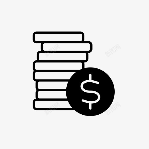 收入商业电子商务svg_新图网 https://ixintu.com 电子商务 收入 商业 金钱 利润 应用程序 移动