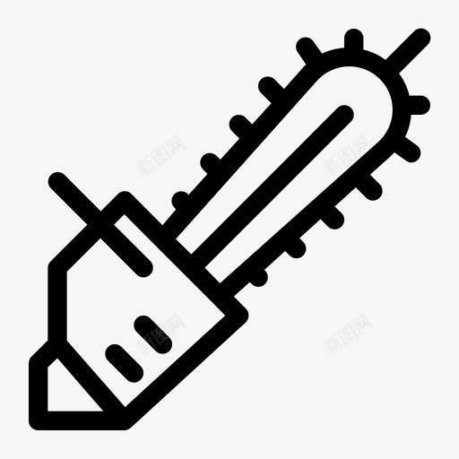电锯切割农场svg_新图网 https://ixintu.com 切割 电锯 农场 收获 村庄 农业