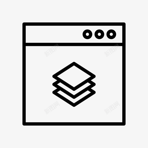 浏览器internet图层svg_新图网 https://ixintu.com 浏览器 图层 网络