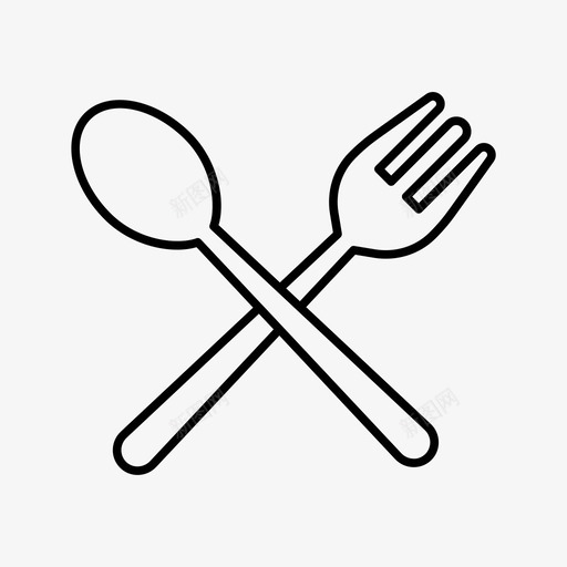 采购产品匙和叉子匙和叉子食物svg_新图网 https://ixintu.com 叉子 采购 产品 食物 厨房 午餐 餐馆 轮廓 雕文