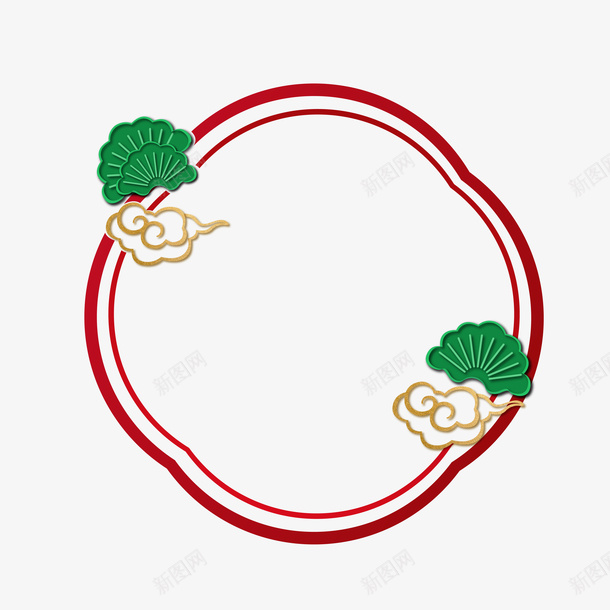 边框素材png免抠素材_新图网 https://ixintu.com 边框 花纹 矢量素材 PNG 免费下载 底纹边框 中国古典风 边框素材 白色 中国风文字框