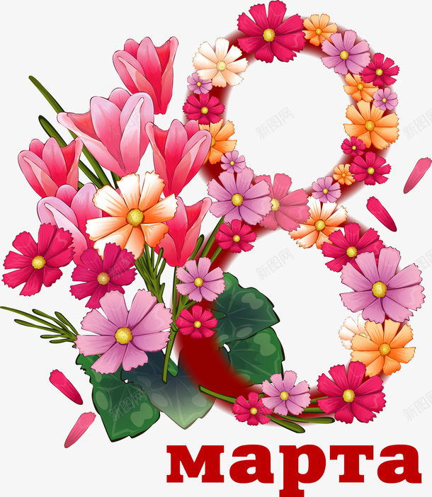 花花朵红花花草png免抠素材_新图网 https://ixintu.com 花 花朵 红花 花草 菊品种 植物