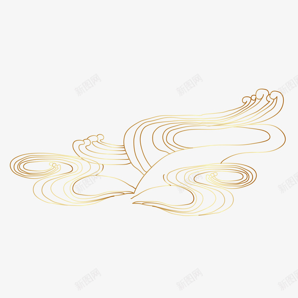 金色动感线条素材png免抠素材_新图网 https://ixintu.com 纹 底纹背景 底纹边框 蓝色动感线条 动感 蓝色 绿色 橙色 线条 曲线 波形 光滑