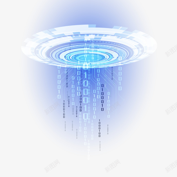 蓝色科技感爆棚数字素材png免抠素材_新图网 https://ixintu.com 圆圈 接线图 旋转 炫酷科技 电路板 科技 科技小 科技小元素 科技蓝 线路板 蓝色