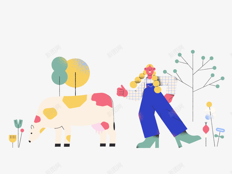 Pablo Style Vector Illustrations in and SVG Icons8 Illustrations插画png免抠素材_新图网 https://ixintu.com 插画