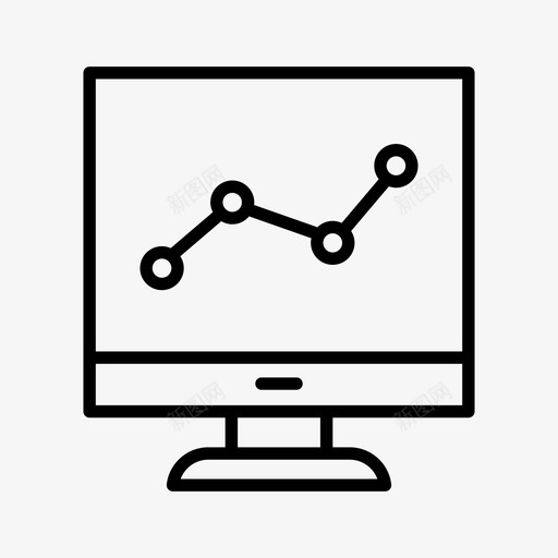 分析图表计算机svg_新图网 https://ixintu.com 图表 分析 分析图 计算机 市场趋势 基本 图标