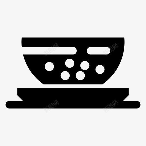 碗吃的食物svg_新图网 https://ixintu.com 碗吃 食物 饭勺 勺子