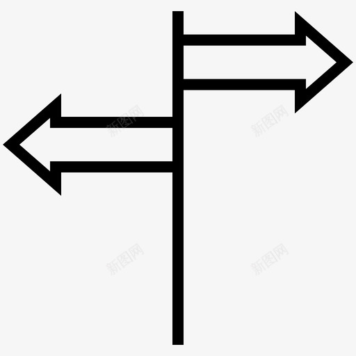 方向标志箭头街道svg_新图网 https://ixintu.com 方向 标志 箭头 街道