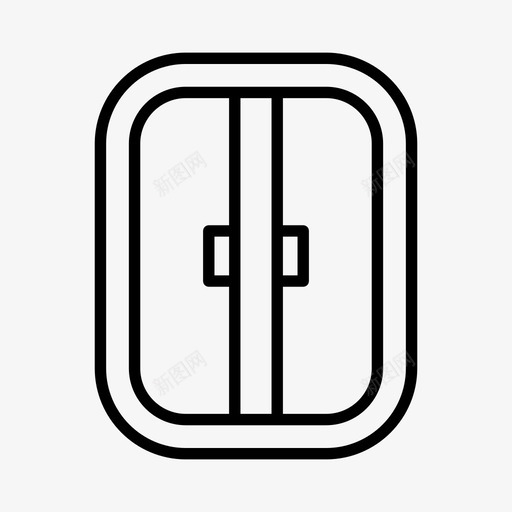 窗装饰门svg_新图网 https://ixintu.com 装饰 玻璃 室内 窗线
