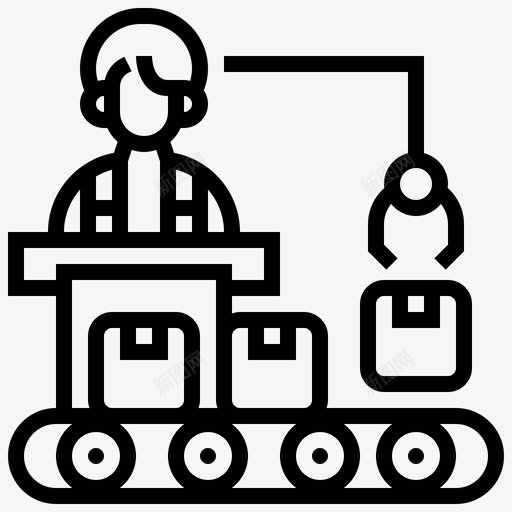生产贸易运输svg_新图网 https://ixintu.com 生产 贸易 运输 运输工 工厂 包装 公司 结构