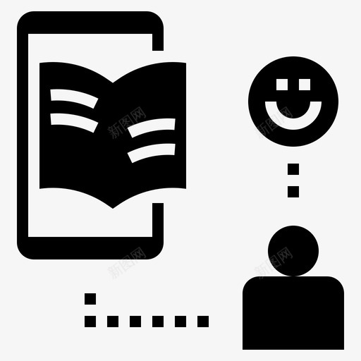 在线新闻信息杂志svg_新图网 https://ixintu.com 在线 新闻 信息 杂志 报告 智能 手机 生活方式 图示