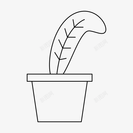 苗木园林生长svg_新图网 https://ixintu.com 苗木 园林 生长 植物茎 植物 细线