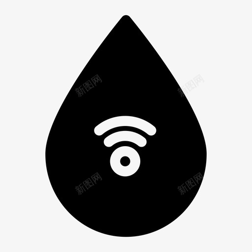 水控制智能家居无线svg_新图网 https://ixintu.com 水控 制水 控制 智能家居 无线