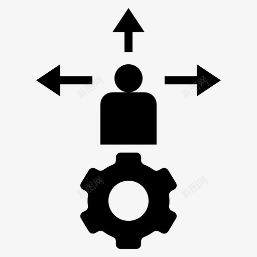 机会选择决定svg_新图网 https://ixintu.com 机会 选择 决定 方向 数字 全球化 图示