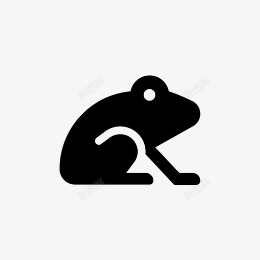 青蛙动物蟾蜍svg_新图网 https://ixintu.com 青蛙 动物 蟾蜍 野生动物 平面 平面图 图标