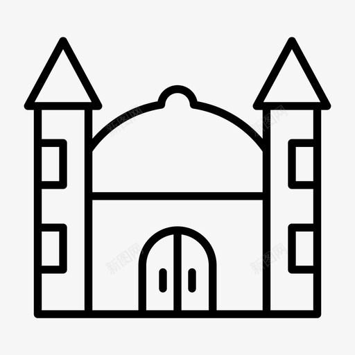 宫殿城堡庄园svg_新图网 https://ixintu.com 宫殿 城堡 庄园 堡垒 大厦 建筑