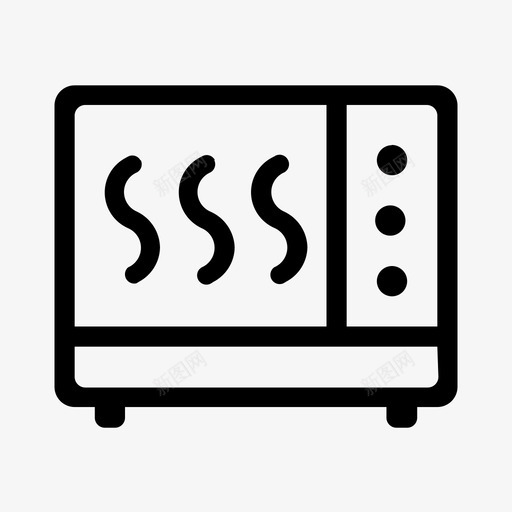微波炉电器电子svg_新图网 https://ixintu.com 微波炉 电器 电子 厨房 家用电器