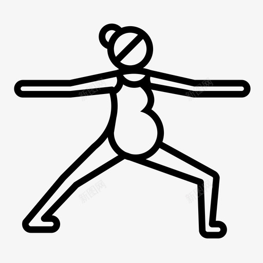 战士式战士式ii运动svg_新图网 https://ixintu.com 产妇 战士 瑜伽 运动