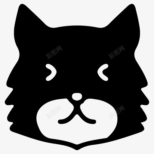 放松化身猫svg_新图网 https://ixintu.com 表情 符号 放松 化身 可爱